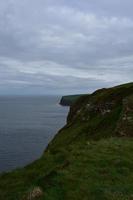 vue magnifique sur le littoral des falaises maritimes de st bee photo