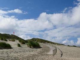 île de juist en mer du nord photo