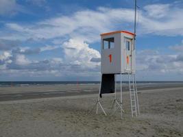 île de juist en mer du nord photo