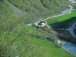 printemps à flam en norvège photo