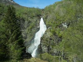 printemps à flam en norvège photo