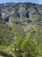 printemps à flam en norvège photo