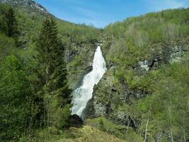 printemps à flam en norvège photo