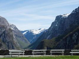 le village de flam en norvège photo