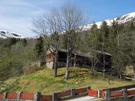 le village de flam en norvège photo