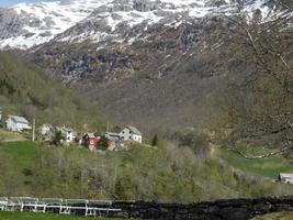 le village de flam en norvège photo