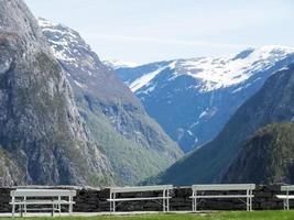 le village de flam en norvège photo