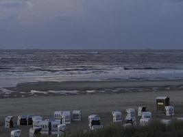 Spiekeroog dans la mer du Nord photo