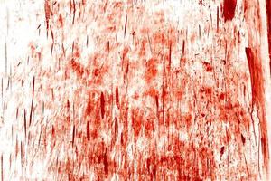 fond rouge, mur sanglant effrayant. mur blanc avec éclaboussures de sang pour fond d'halloween. photo