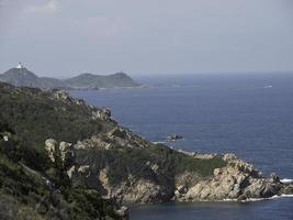 île de corse en mer méditerranée photo