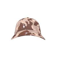 Casquette militaire isolé sur fond blanc photo