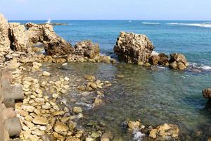 ruines d'une ancienne forteresse dans le nord d'israël photo