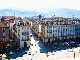 hdr piazza castello, turin photo