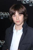 Los angeles, 11 août - leo howard arrivant à la première mondiale de conan le barbare au regal cinemas la live le 11 août 2011 à los angeles, ca photo