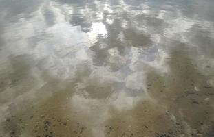 marées de la mer des wadden côte pierres roches busard d'eau sable allemagne. photo