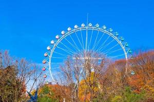 grande roue et parc d'attractions à everland corée du sud. photo