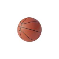 basket-ball isolé sur fond blanc. rendu 3D photo