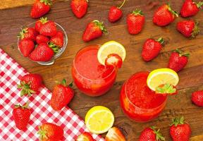 boisson aux fraises photo