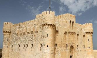 citadelle de qaitbay à alexandrie, egypte photo