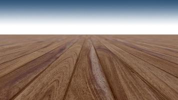 une image de rendu 3d du plancher en bois photo
