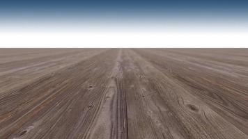 une image de rendu 3d du plancher en bois photo