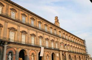 palais royal de naples, italie photo