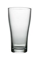 tasse de verre à boire vide photo