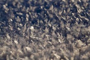 congères, un champ en hiver photo