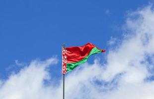 drapeau du biélorussie photo