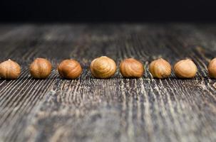 noisettes qui sont utilisées pour la nourriture photo