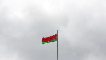 drapeau biélorusse, ciel photo