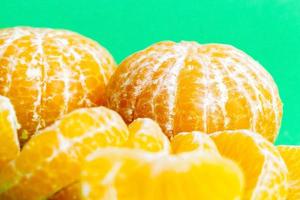 oranges savoureuses, gros plan photo