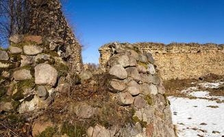 les ruines d'une ancienne forteresse photo