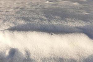 congères de neige en hiver photo