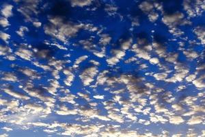 ciel avec des nuages photo