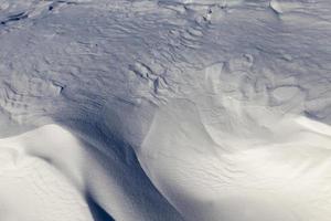 grandes congères de neige photo