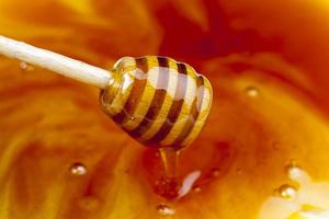 miel d'abeille de haute qualité, gros plan photo