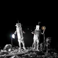 danser les robots de feuille d'étain l'atterrissage lunaire photo