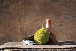 gros plan du durian