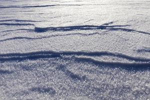 congères de neige en hiver photo