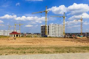 ville de construction de maisons photo