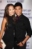 los angeles, 31 juillet - tristin mays, roshon fegan arrivant à la 13e fête d'anniversaire de madison pettis à eden le 31 juillet 2011 à los angeles, ca photo