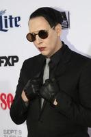 los angeles, 6 septembre - marilyn manson à la première projection des fils de l'anarchie au théâtre chinois tcl le 6 septembre 2014 à los angeles, ca photo