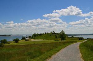 Chemin de randonnée sur l'île du spectacle à boston photo