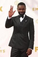 Los angeles, sep 20 - david oyelowo aux primetime emmy awards arrivées au microsoft theatre le 20 septembre 2015 à los angeles, ca photo