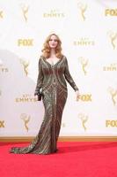 Los angeles, sep 20 - christina hendricks aux primetime emmy awards arrivées au microsoft theatre le 20 septembre 2015 à los angeles, ca photo