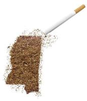 cigarette et tabac en forme de mississippi (série) photo