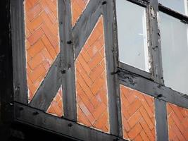 Tudor à colombages fenêtres au plomb chester cheshire photo