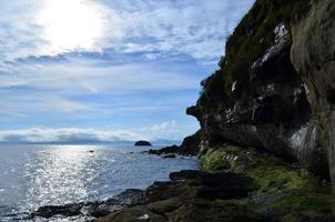 vue panoramique sur la baie de Bearreraig photo