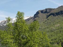 flam et l'aurlandsfjord en norvège photo